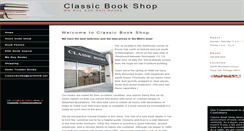 Desktop Screenshot of classicbookshop.dawntreaderbooks.com