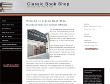 Tablet Screenshot of classicbookshop.dawntreaderbooks.com
